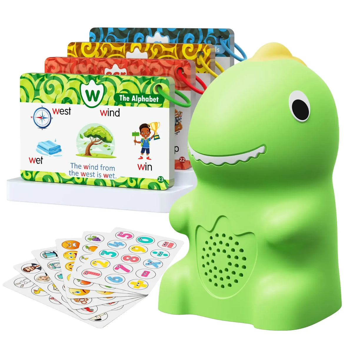 The Talking Dino with learning cards